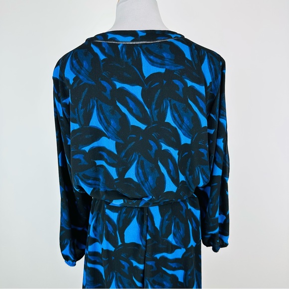 H by Halston Blue Wrap Dress Size XL - Picture 9 of 11